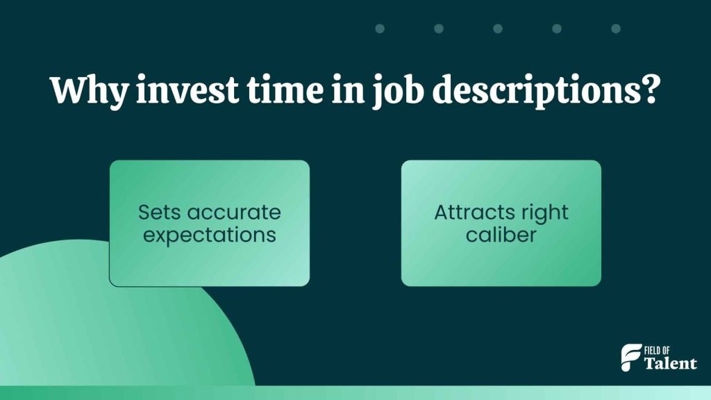 Why are job descriptions important?
